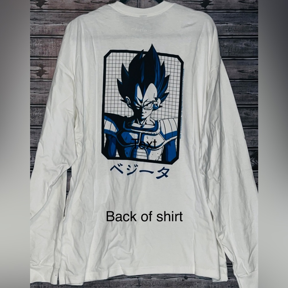 Mens Atsuko Vegeta L/S T-shirt 2XL